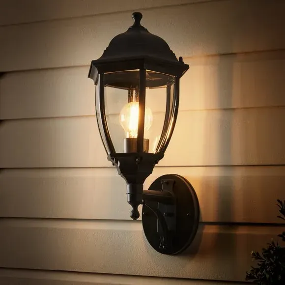 Outdoor Wall Light with IP44 Rating - Metal