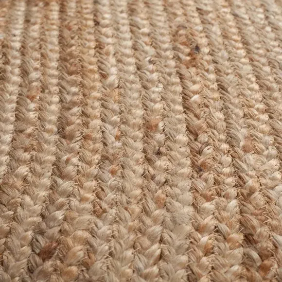 Oval Braided Rug - Natural, Jute