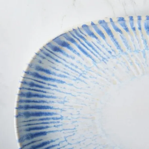 Oval Platter - Blue, Stoneware