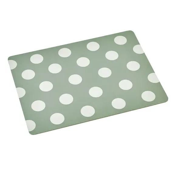 Oversized Placemat Spot Design - Green, Cork