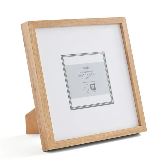 Oversized Square Photo Frame - Light Wood, Wood