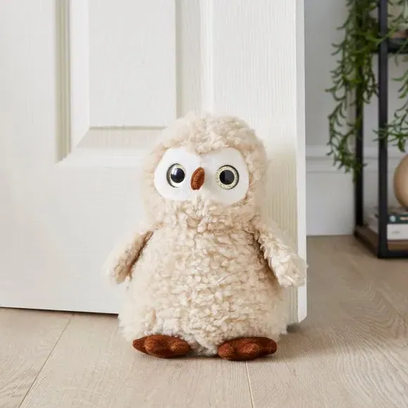 Owl Doorstop - Brown, Polyester image