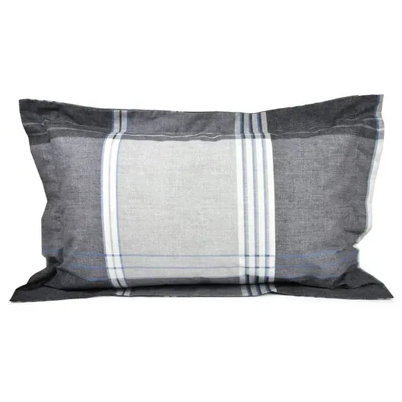 Oxford Pillowcase - Blue, Polycotton image