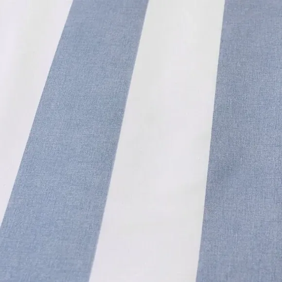 Oxford Pillowcase Broad Stripe - Blue, Cotton