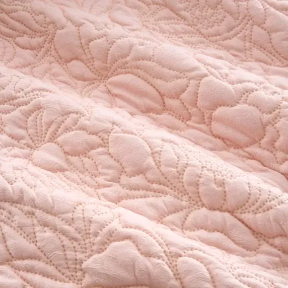 Oxford Pillowcase Floral Design - Pink, Microfibre