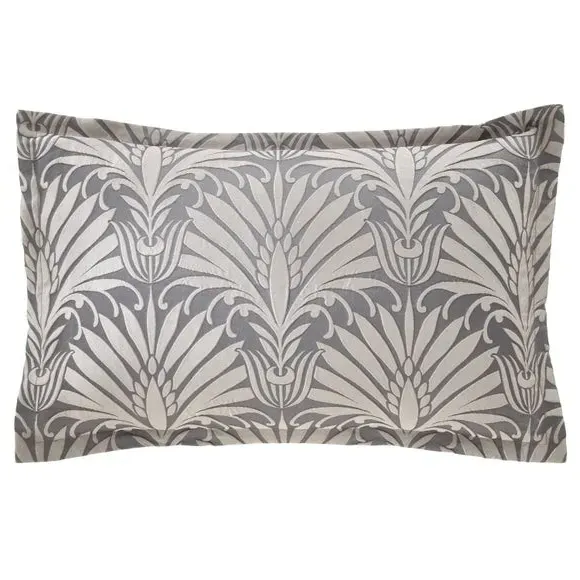 Oxford Pillowcase Jacquard Design - Charcoal