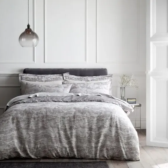Oxford Pillowcase Jacquard Pattern - Grey