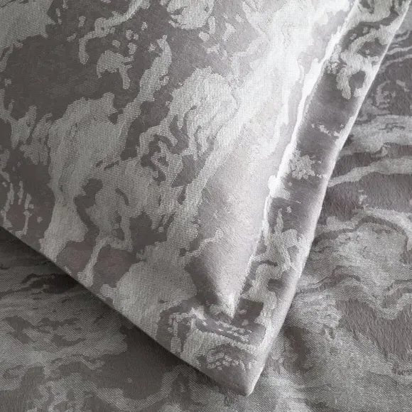 Oxford Pillowcase Jacquard Pattern - Grey