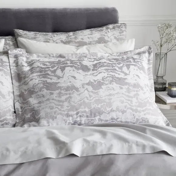 Oxford Pillowcase Jacquard Pattern - Grey