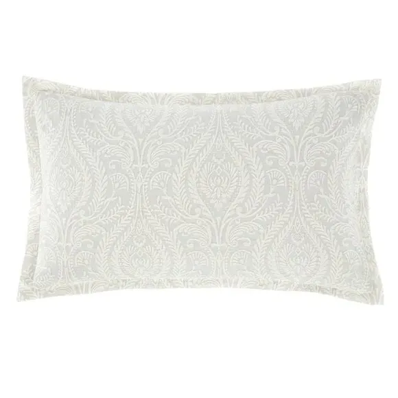Oxford Pillowcase Jacquard Weave - Grey, Cotton