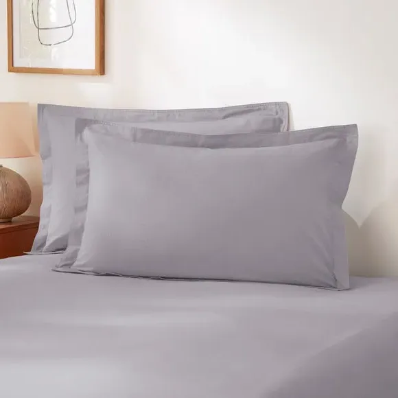 Oxford Pillowcase - Lilac, Recycled Cotton