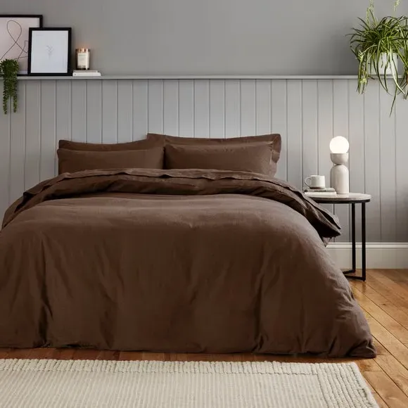 Oxford Pillowcase - Pinecone, Brushed Cotton