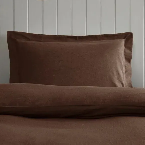 Oxford Pillowcase - Pinecone, Brushed Cotton