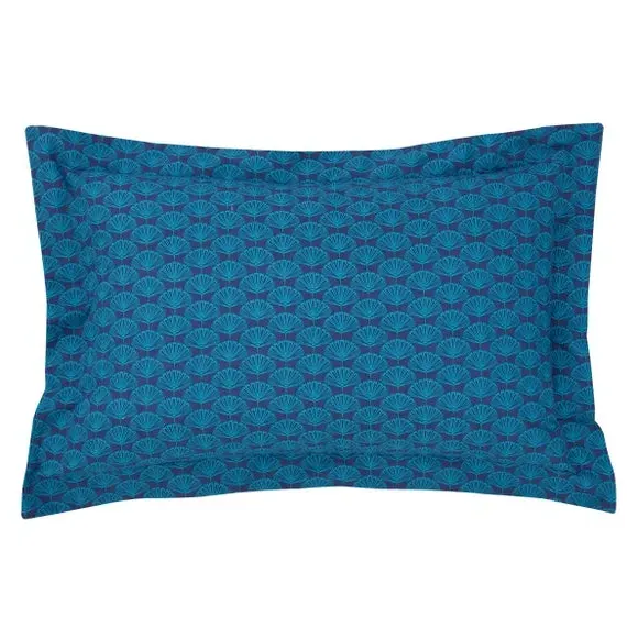 Oxford Pillowcase Reversible - Navy, Cotton