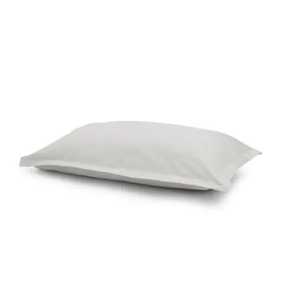Oxford Pillowcase - Silver, Cotton