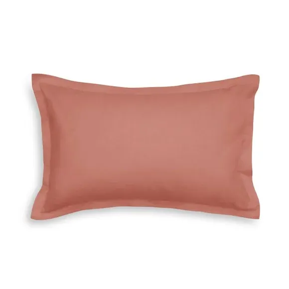 Oxford Pillowcase - Terracotta, Recycled Cotton