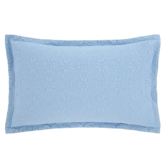 Oxford Pillowcase Textured - Blue, Polyester