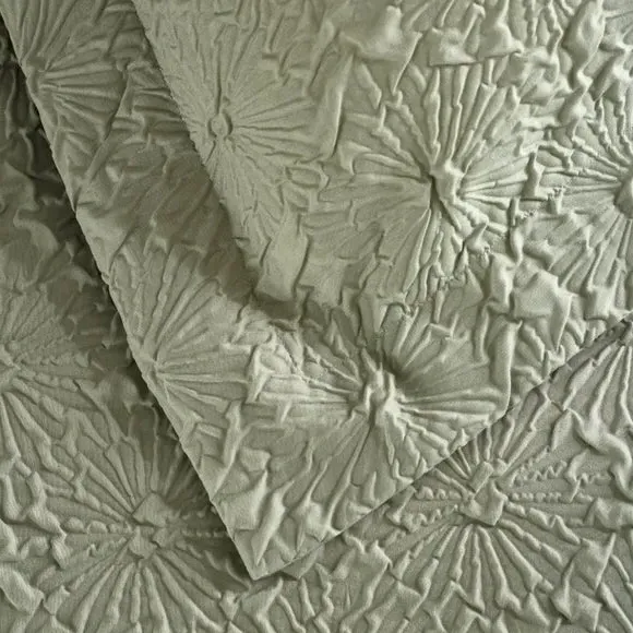 Oxford Pillowcase Textured Design - Sage, Microfibre