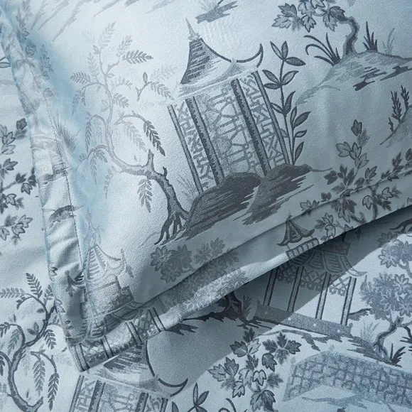 Oxford Pillowcase Trail Design - Blue