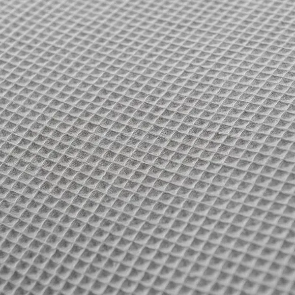 Oxford Pillowcase Waffle Weave - Charcoal, Cotton