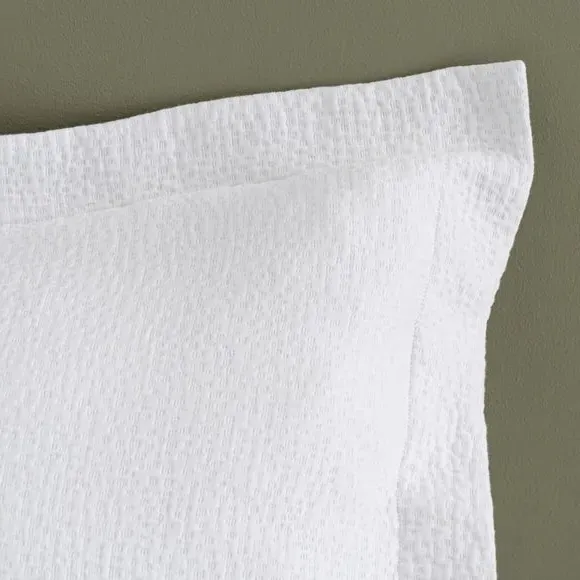 Oxford Pillowcase - White, Cotton