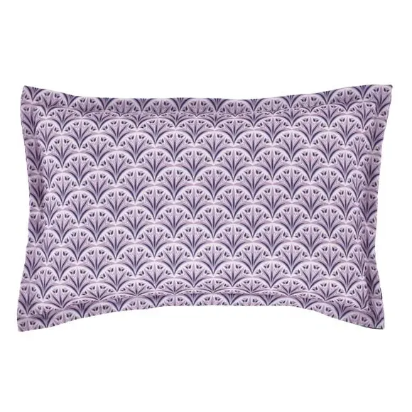 Oxford Pillowcase with Button Closure - Blue