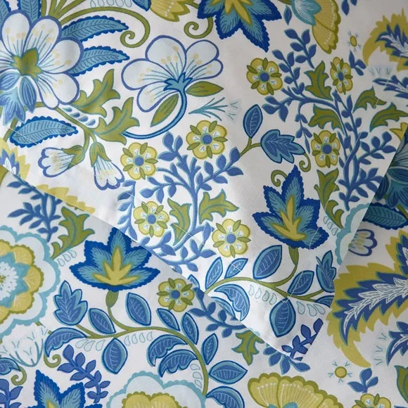 Oxford Pillowcase with Button Closure - Teal