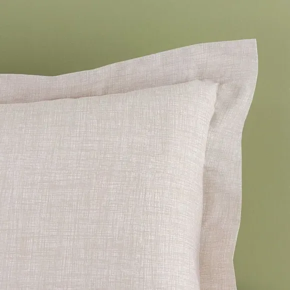 Oxford Pillowcase with Wide Cuff - Natural