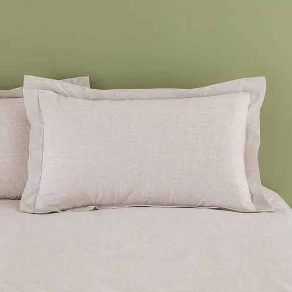 Oxford Pillowcase with Wide Cuff - Natural