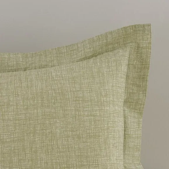 Oxford Pillowcase with Wide Cuff - Olive