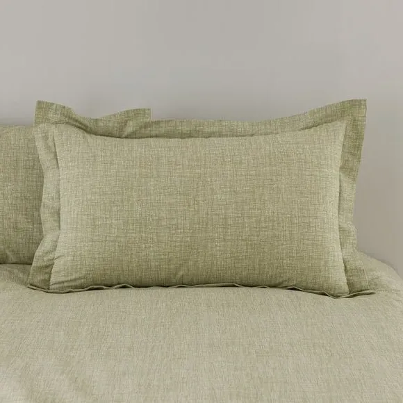 Oxford Pillowcase with Wide Cuff - Olive