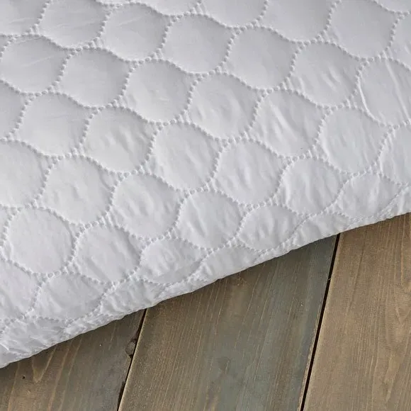Pack of 2 Pillow Protectors - White, Polyester