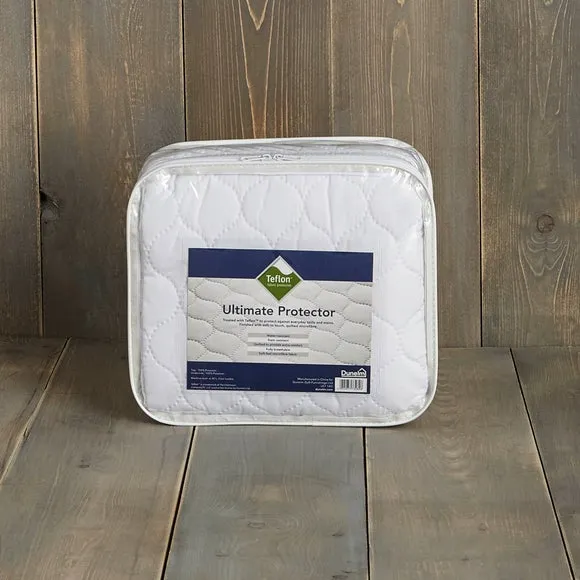Pack of 2 Pillow Protectors - White, Polyester