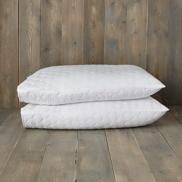 Pack of 2 Pillow Protectors - White, Polyester image