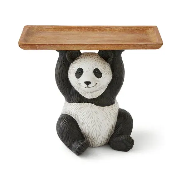 Panda Storage Holder - Black/White, Resin