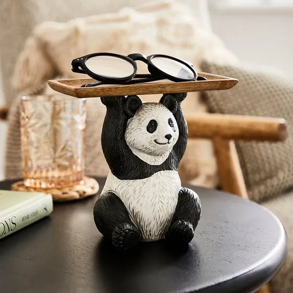 Panda Storage Holder - Black/White, Resin image