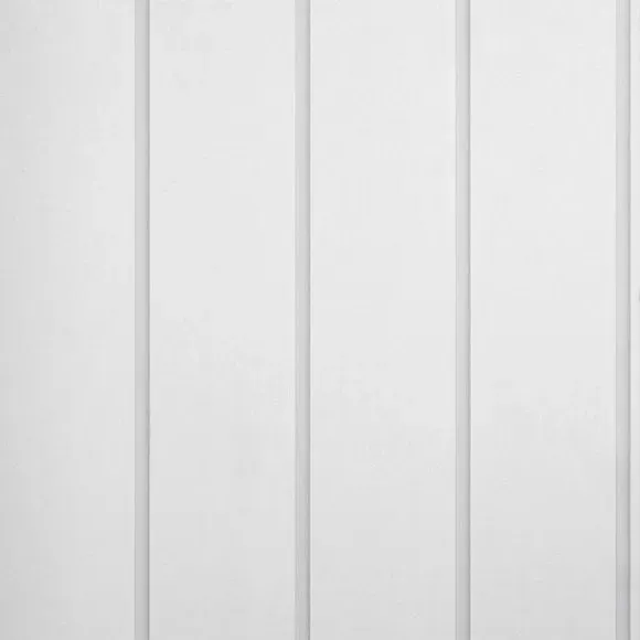 Panel Wallpaper - White, Wood Design