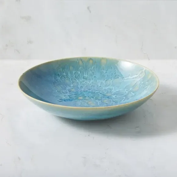 Pasta Bowl Reactive Glaze - Blue, Stoneware image