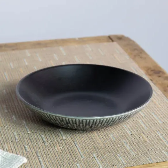 Pasta Bowl with Gradient Effect - Navy, Stoneware image