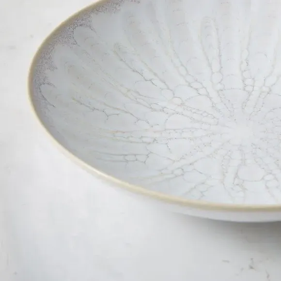 Pasta Bowl with Reactive Glaze - Brown, Stoneware