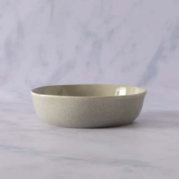 Pasta Bowl with Reactive Glaze - Grey, Stoneware image