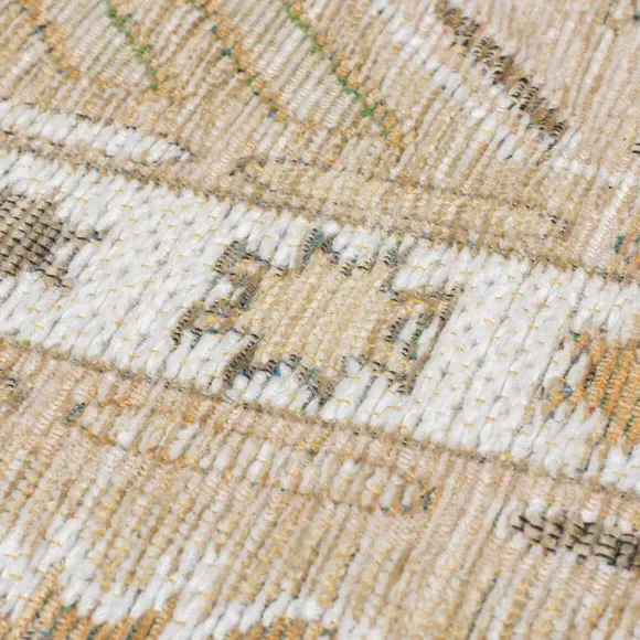 Patchwork Runner Rug - Natural, Chenille