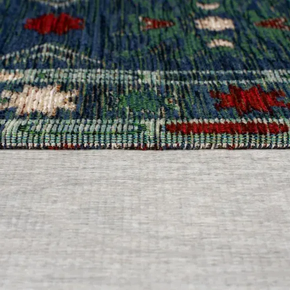 Patchwork Stair Runner - Multicoloured, Chenille