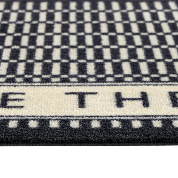 Patterned Doormat with Anti-Slip - Multicolor