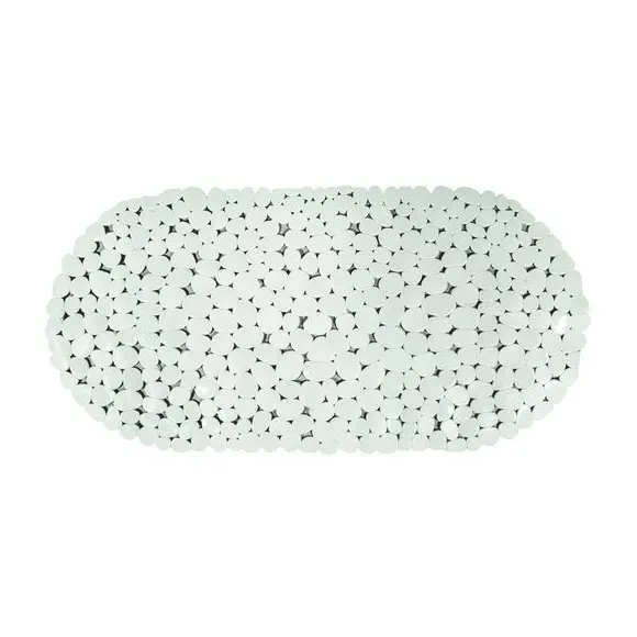 Pebbles Bath Mat with Suction Cups - Sage, PVC
