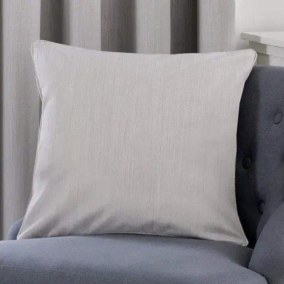 Pencil Pleat Blackout Curtains - Grey, Fabric