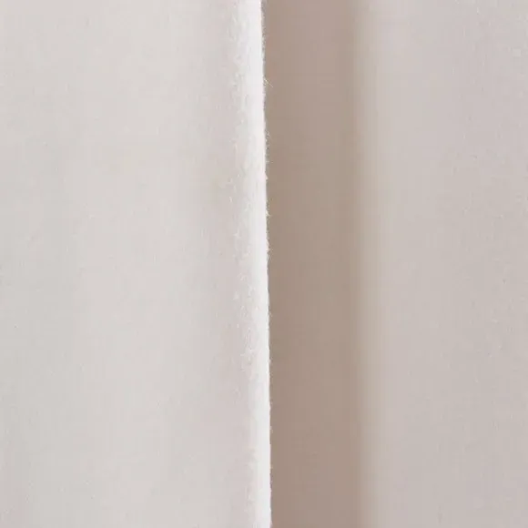 Pencil Pleat Curtain Lining - Cream, Fleece