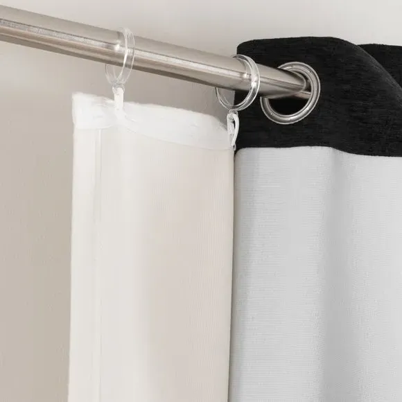 Pencil Pleat Curtain Lining - Ivory, Fleece image
