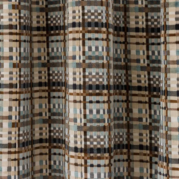 Pencil Pleat Curtains Cut Velvet - Butterscotch