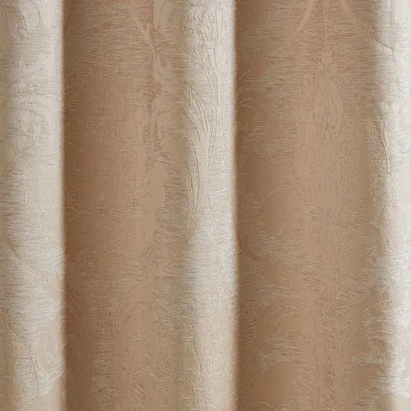 Pencil Pleat Curtains Fully Lined - Pink, Chenille